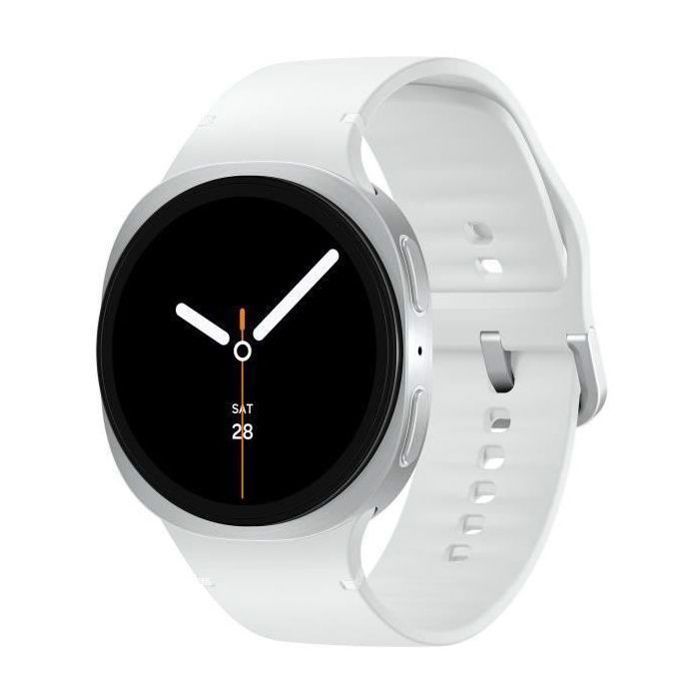 Samsung Galaxy Watch8 Montre connectée 4G 44mm Silver (2025) - Reconditionné - Très bon état