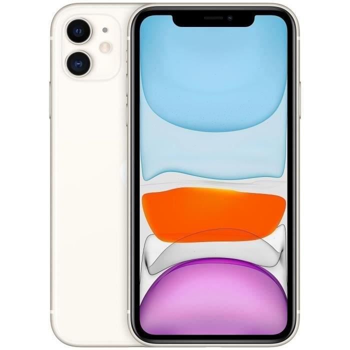 Apple iPhone 11 128 Go Blanc - vue 2