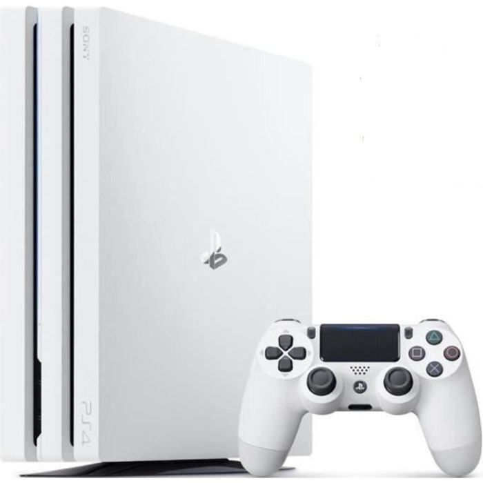 Console Sony PlayStation 4 Pro 1 To + Manette - Blanc - Reconditionné - Très bon état