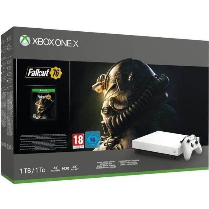 Console Microsoft Xbox One X + Fallout 76 - vue 2