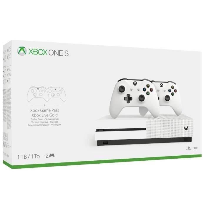 Console Microsoft Xbox One + 2 Manettes - vue 2