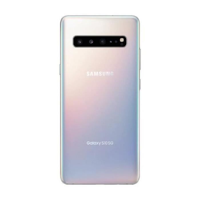 SAMSUNG Galaxy S10 256Go 5G Argent - Reconditionné - Très bon état