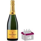 Champagne Veuve Clicquot Carte Jaune Brut - 75 cl x6