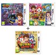 Yo-Kai Watch 2 Fantômes +  Yo kai Watch 3 3DS + Yo-Kai Watch 2 Spectres Psy - Jeux 3DS-0