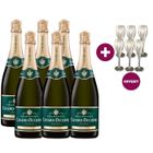 IAMS CHIEN 6 Champagnes Canard-Duchêne Brut ACHETES = 6 flûtes OFFERTES