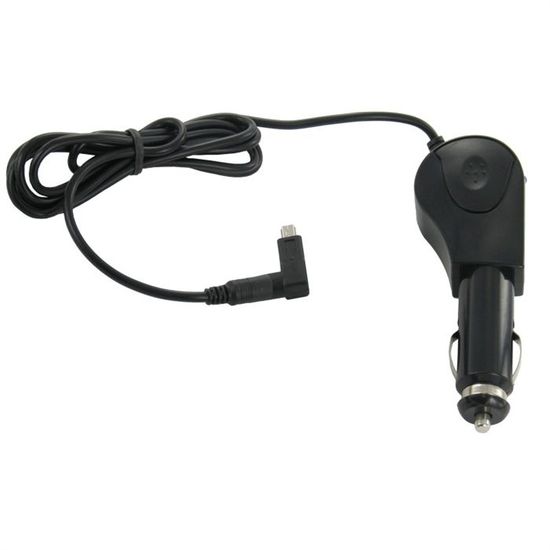 Chargeur Allume-cigare Pour TomTom Go/Start - Câble 1.1m Fiche Coudée, 1A, Compatible 12V/24V