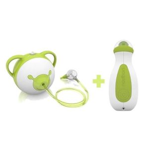 MOUCHE-BÉBÉ NOSIBOO Mouche bébé électrique vert + Go mouche bébé portable