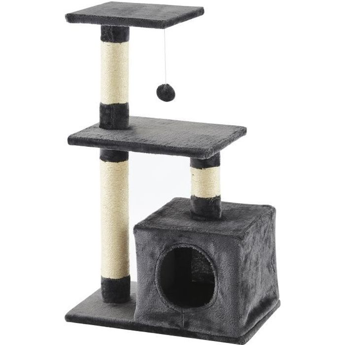 Arbre A Chat Peanut 50x30x80cm Gris Cdiscount Animalerie Arbre A Chat Peanut 50x30x80cm Gris Cdiscount Animalerie