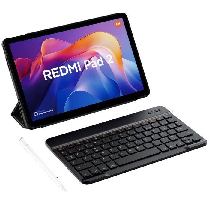 Pack Tablette Android Redmi Pad 2 Version Française Ecran 11 25K + Coque + Stylet + Clavier - vue 3