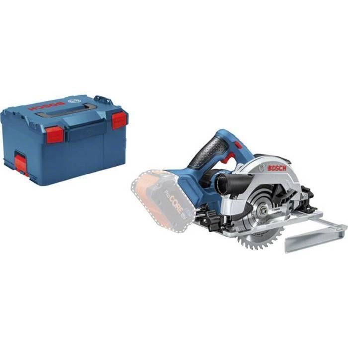Scie Circulaire Bosch Professional GKS 18V-57 G avec lame de 165mm sans batterie dans une Lboxx - 06016A2101