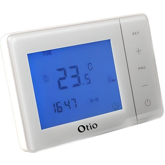 OTIO Thermostat programmable filaire 840025 - Cdiscount Bricolage