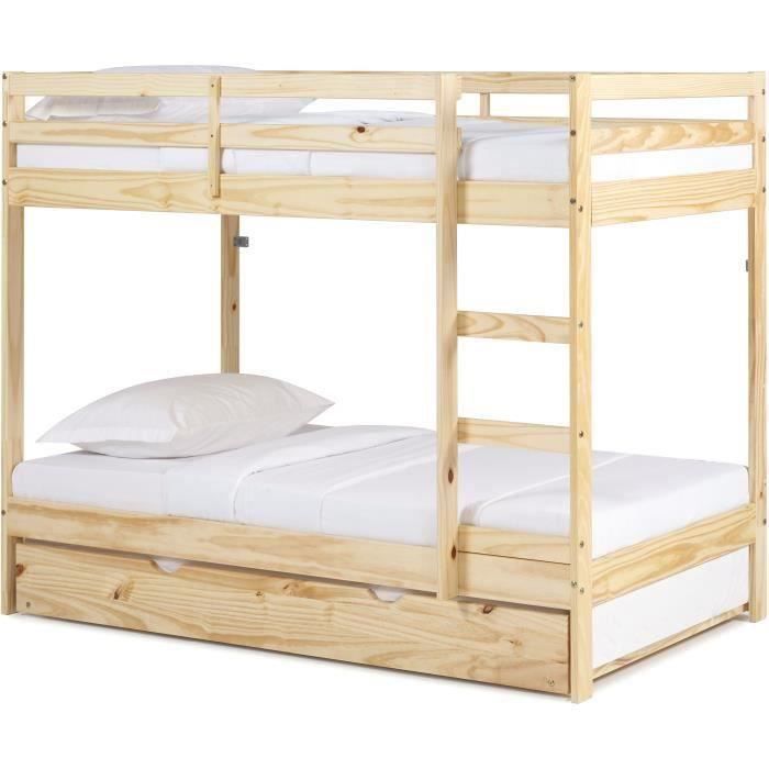 Lit Superpose Bas Cdiscount
