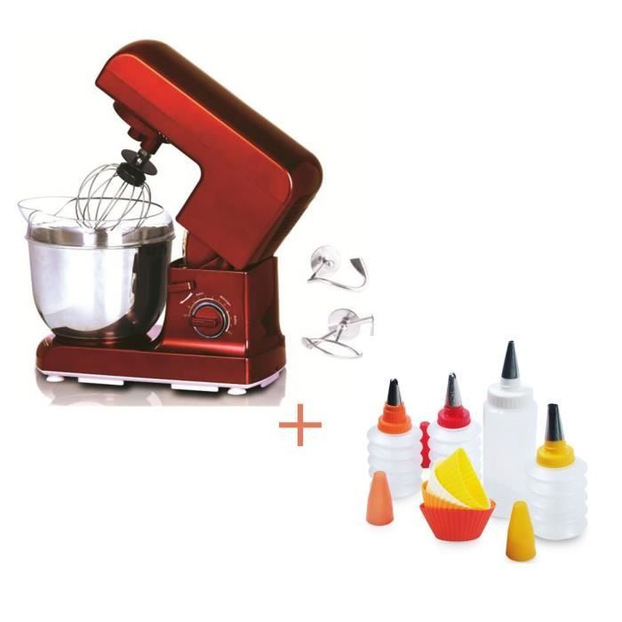 Pack Robot KitchenCook AK45R + Kit de décoration pour pâtisserie Yoko Design Cdiscount