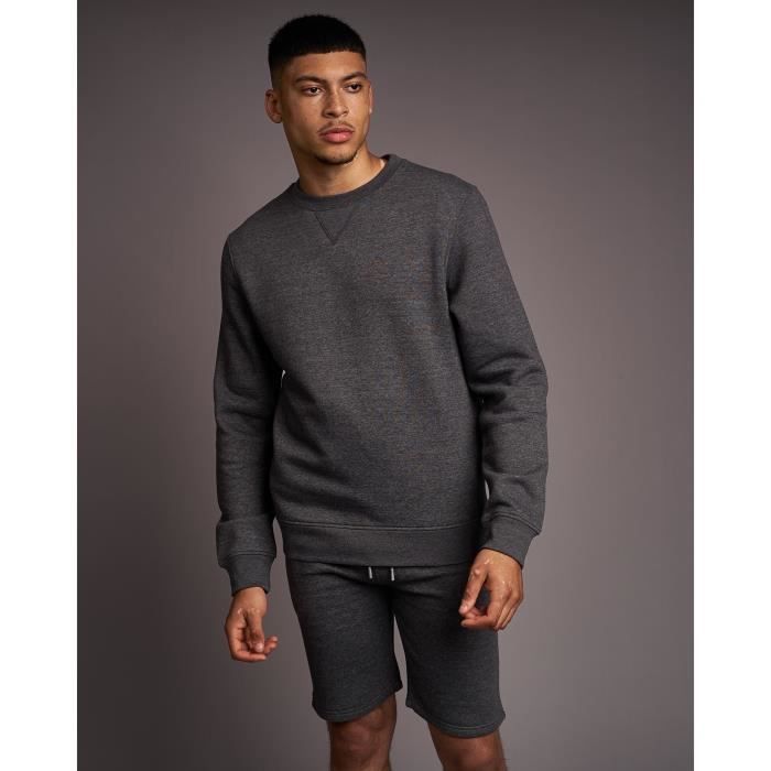 Sweat gris deals foncé homme