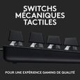 Clavier gamer - Filaire - Logitech G - G413 TKL SE - Rétroéclairé - AZERTY - Noir-1