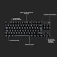 Clavier gamer - Filaire - Logitech G - G413 TKL SE - Rétroéclairé - AZERTY - Noir-5