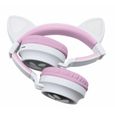 Casque audio 2-en-1 avec oreilles de chat LEXIBOOK - Bluetooth 5.0 - Rose - Pour enfants à partir de 4 ans-1