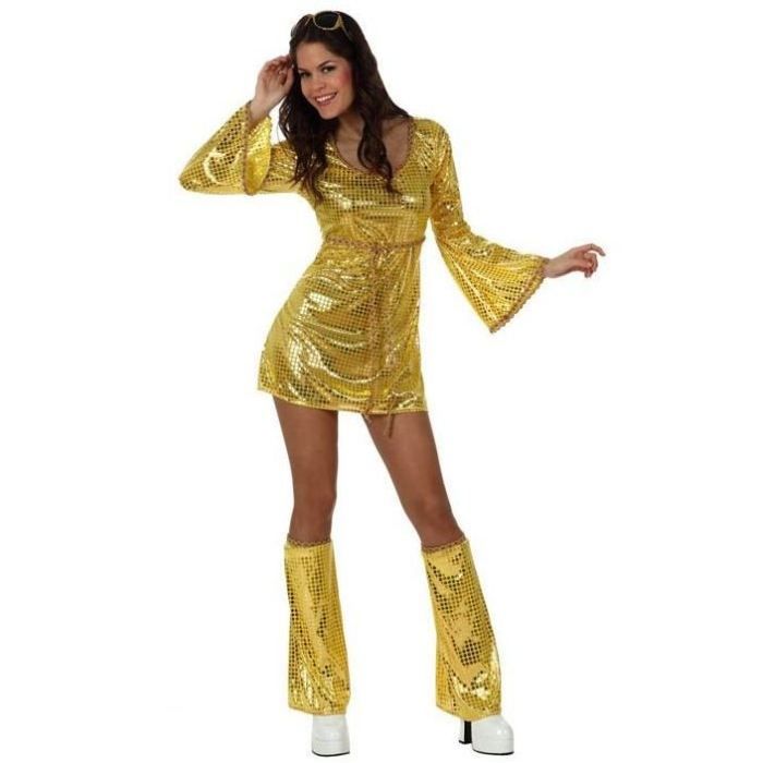 Déguisement Disco XL – Chemise, Pantalon, Ceinture – Costume Années 80 – Taille XL