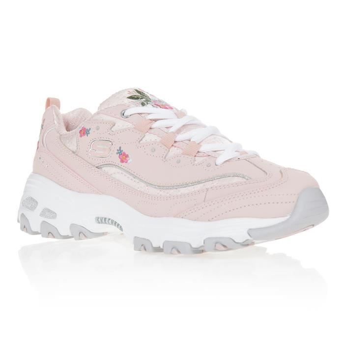 skechers d'lites femme verte