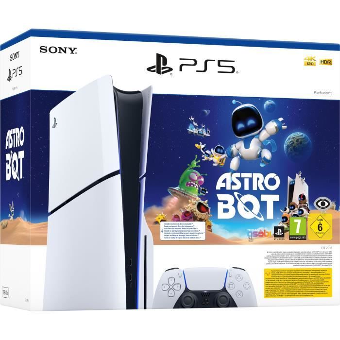 Pack Console Ps5 Slim Edition Standard + Astro Bot Sony - vue 6