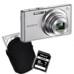 Sony Dsc W830 Compact Silver Etui Sd 8 Go Achat Vente Pack