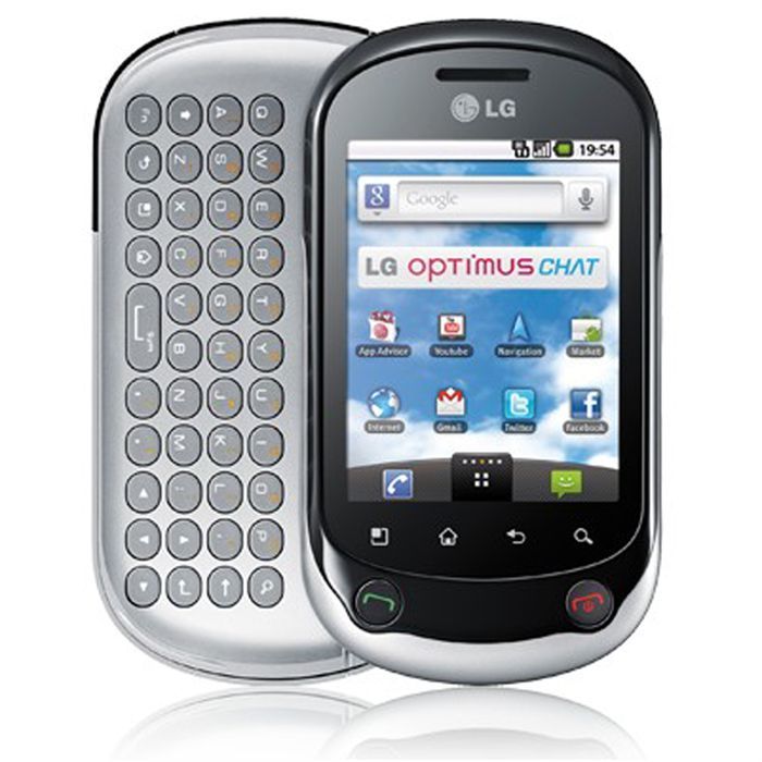 Lg C550 Optimus Chat Silver Cdiscount Telephonie