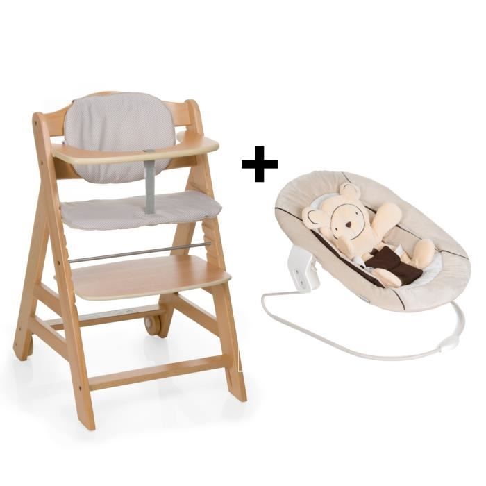 Hauck Chaise Bebe Evolutive Beta Avec Transat Nouveau Ne Natural Beige Cdiscount Puericulture Eveil Bebe