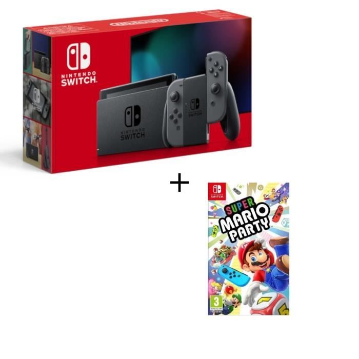 Pack Nintendo Switch + Super Mario Party Cdiscount Jeux vidéo