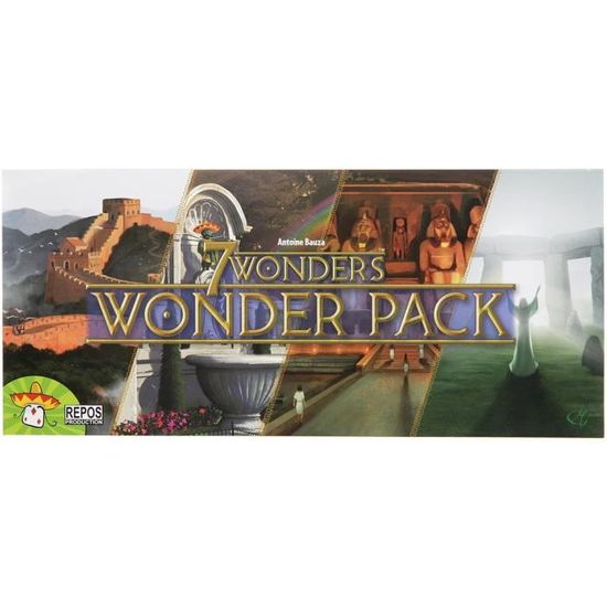 Jeu De Société 7 Wonders - Version Française Asmodee, Stratégie 3 à 7 Joueurs, Neuf
