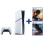 SONY COMPUTER ENTERTAINMENT Pack PS5 Standard : Console PS5 (Modèle Slim) + The Last of Us 1 et 2