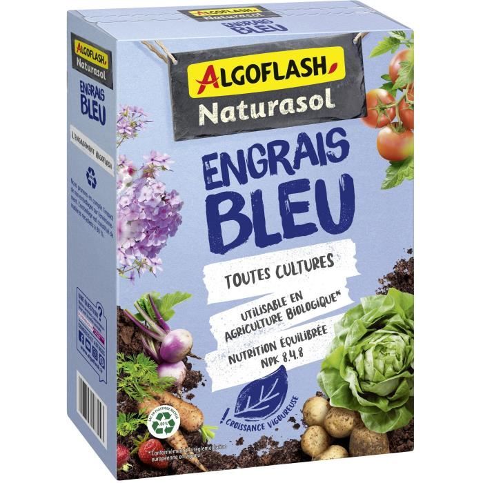 Algoflash Naturasol Engrais Bleu - Toute culture - 100% - 1 5 kg - UAB - vue 1