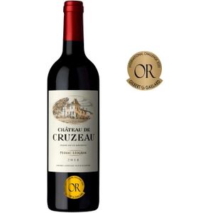 Château de Cruzeau 2018 Pessac-Léognan - Vin rouge de Bordeaux