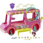 LITTLEST PETSHOP - Food Truck + 3 Figurines - Mini Figurine à Collectionner