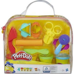 JEU DE PÂTE À MODELER Kit de pâte à modeler - PLAYDOH - Mon Premier Kit avec 4 Pots - Pour Enfant de 3 ans et plus