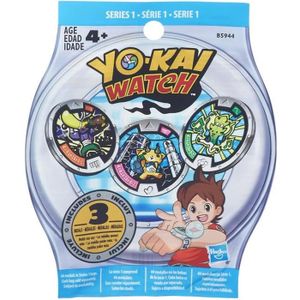 YO-KAI WATCH - Sachet Mystère de 3 Médailles YO-KAI WATCH - Sachet Mystère de 3 Médailles