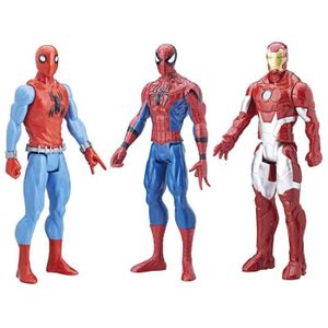 FIGURINE - PERSONNAGE Figurines Titan Spiderman - Pack de 3 - HASBRO - R