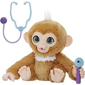 PELUCHE FURREAL FRIENDS - Zandi le Bébé Singe va chez le Médecin  - Peluche Interactive