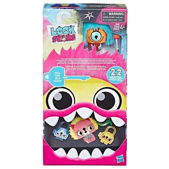 Hasbro Figurine Lock Stars - Pack DE 3 Cadenas à Collectionner, E4607, Varié - modèle aléatoire Hasbro Figurine Lock Stars - Pack DE 3 Cadenas à Collectionner, E4607, Varié - modèle aléatoire