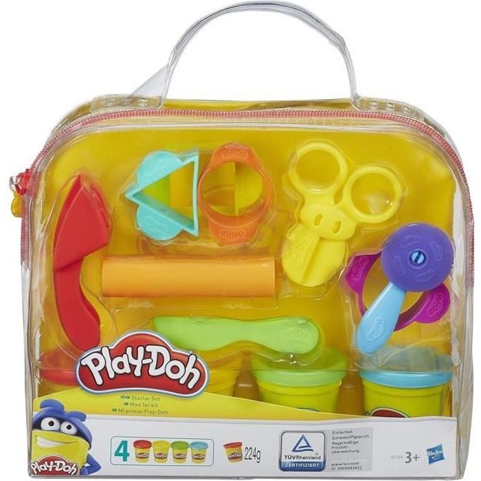 Kit de pâte à modeler - PLAYDOH - Mon Premier Kit avec 4 Pots - Pour Enfant  de 3 ans et plus - Cdiscount Jeux - Jouets