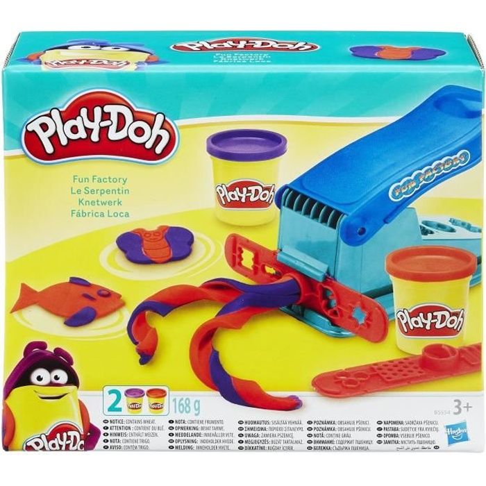 PLAY-DOH - Pâte à modeler - Le Serpentin - 10 formes différentes - 2 pots de 56 g inclus