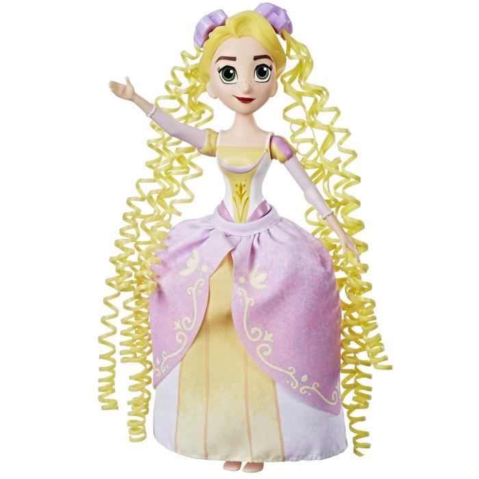 Disney Princesses Raiponce La Poupee Et Ses Coiffures Cdiscount Jeux Jouets