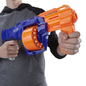 PISTOLET BILLE MOUSSE NERF ELITE - Surgefire + 15 Fléchettes - Jeu de Ti PISTOLET BILLE MOUSSE NERF ELITE - Surgefire + 15 Fléchettes - Jeu de Ti