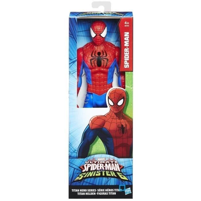 Marvel Titan Hero Series, figurine Spider-Man (30 cm) À partir de 4 ans. 