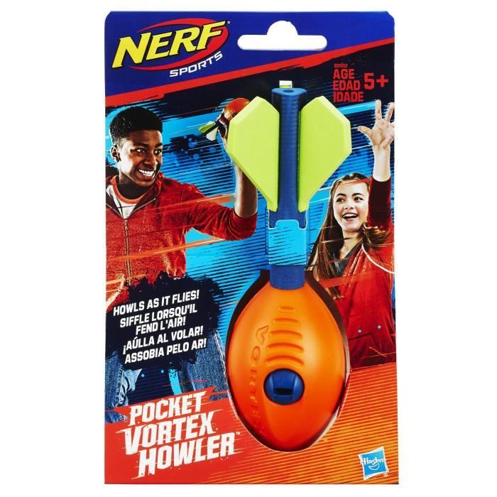 Ballon javelot vortex nerf 32 cm pour enfant orange ou vert