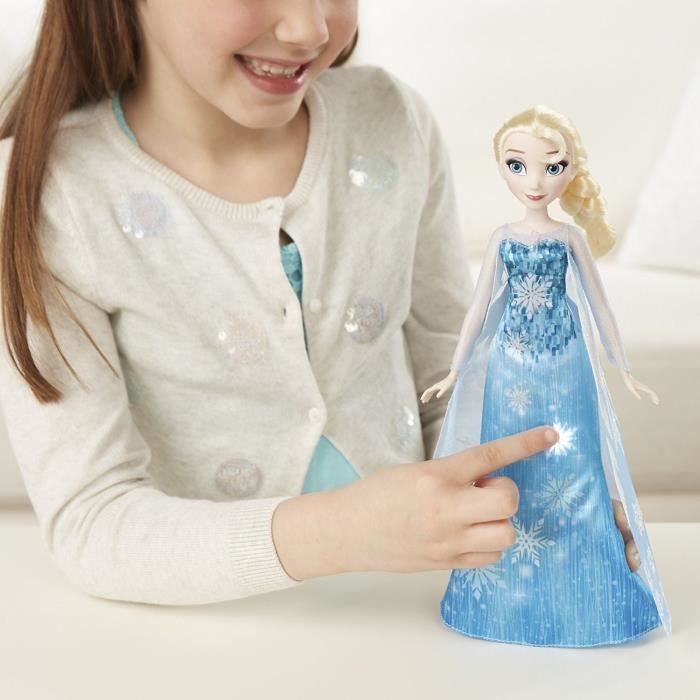 LA REINE DES NEIGES ELSA Robe Musicale Poupee 30cm Cdiscount Jeux Jouets