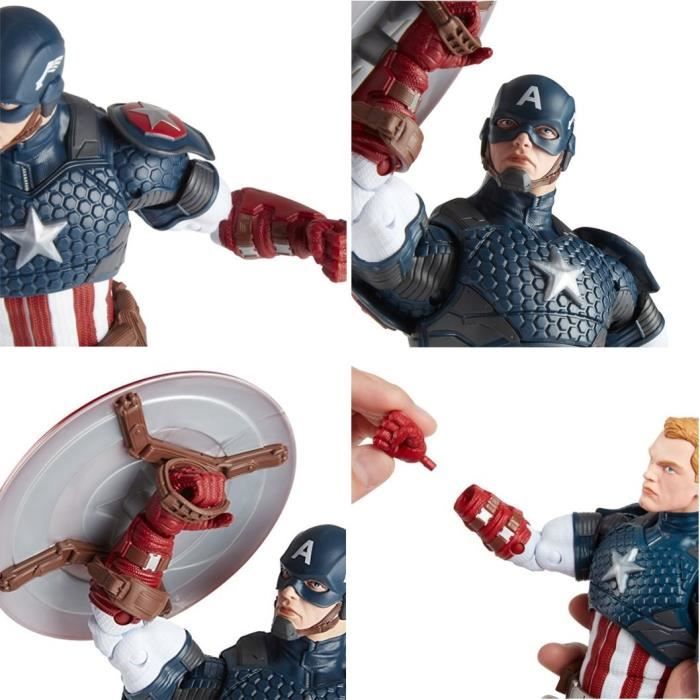 AVENGERS - Captain America - Figurine Premium Marvel Legends 30cm