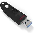 Clé USB - SANDISK - Ultra® USB 3.0 256Go - Haute performance - Noir-0