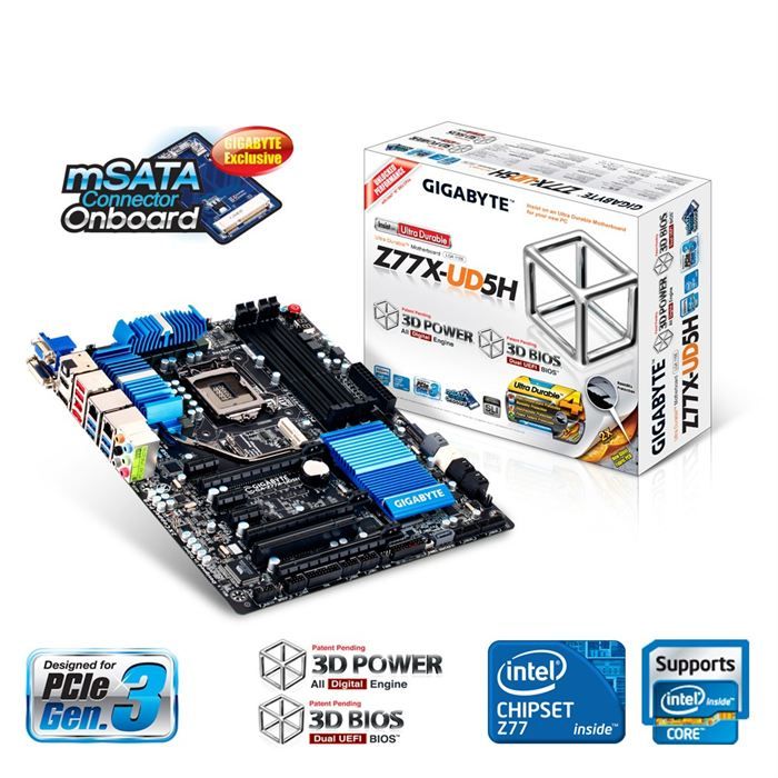 Gigabyte Z77X-UD5H - Gigabyte