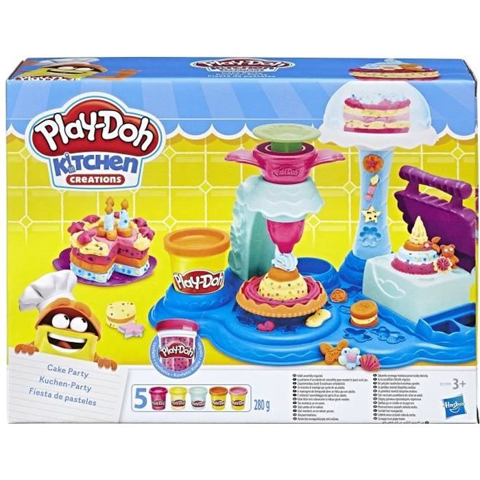 PLAYDOH Kitchen Créations Cake Party Cdiscount Jeux Jouets