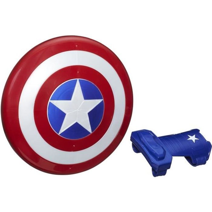 Bouclier Magnétique et Gant de Captain America - HASBRO - Avengers Endgame - Enfant - Garçon - A partir de 5 ans